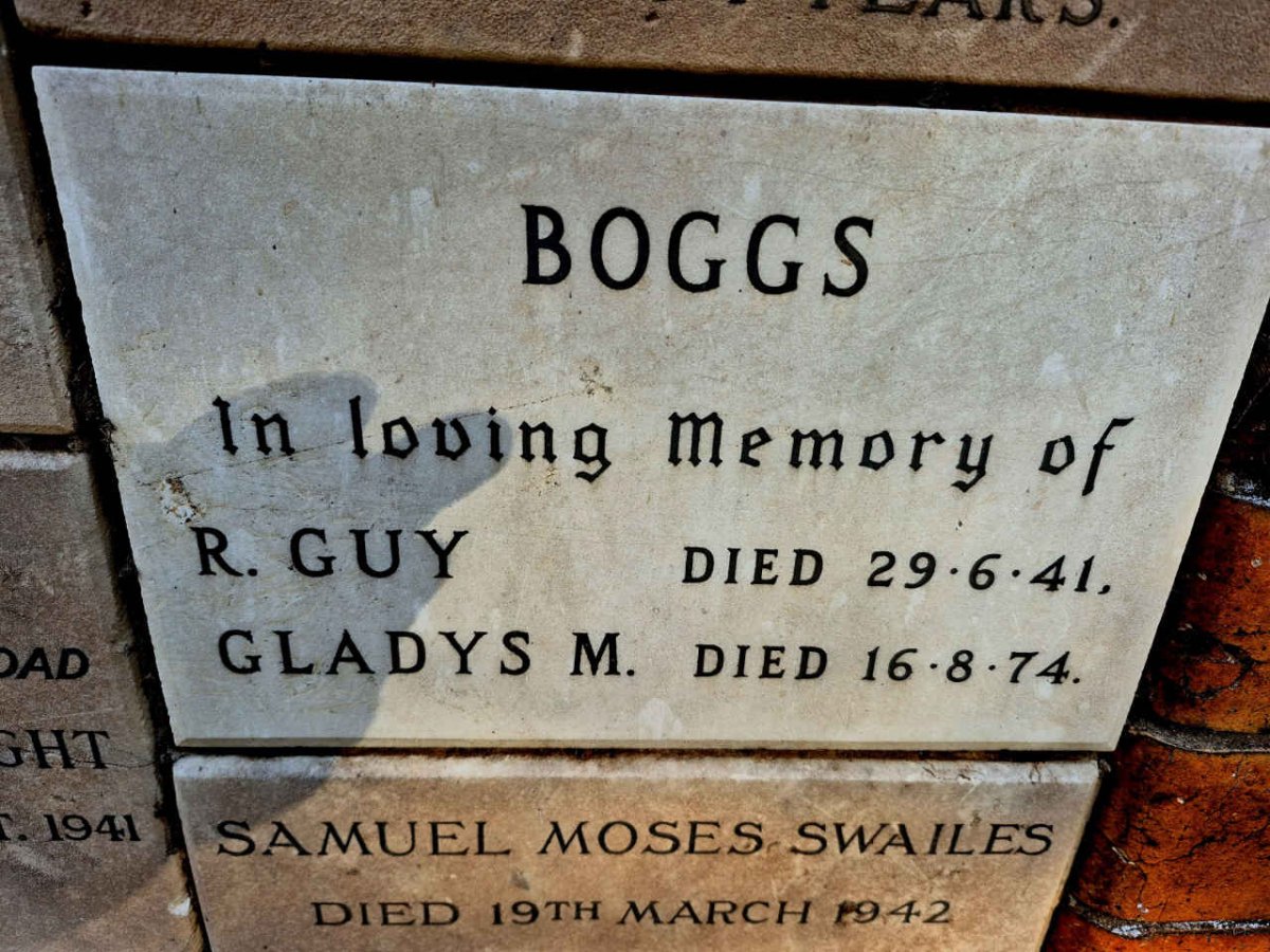 BOGGS R. Guy -1941 & Gladys M. -1974