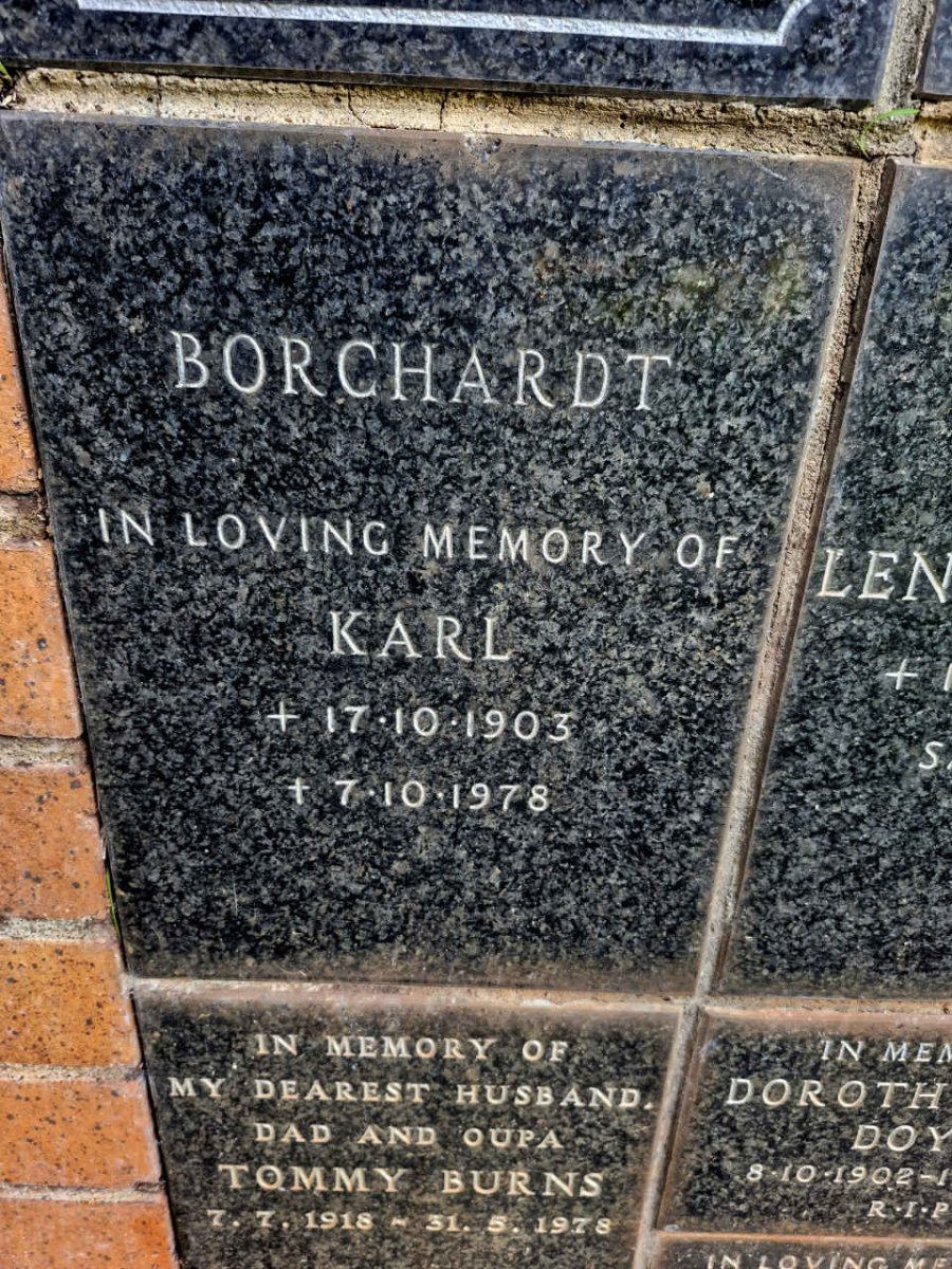 BORCHARDT Karl 1903-1978