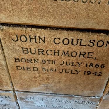 BURCHMORE John Coulson 1866-1942