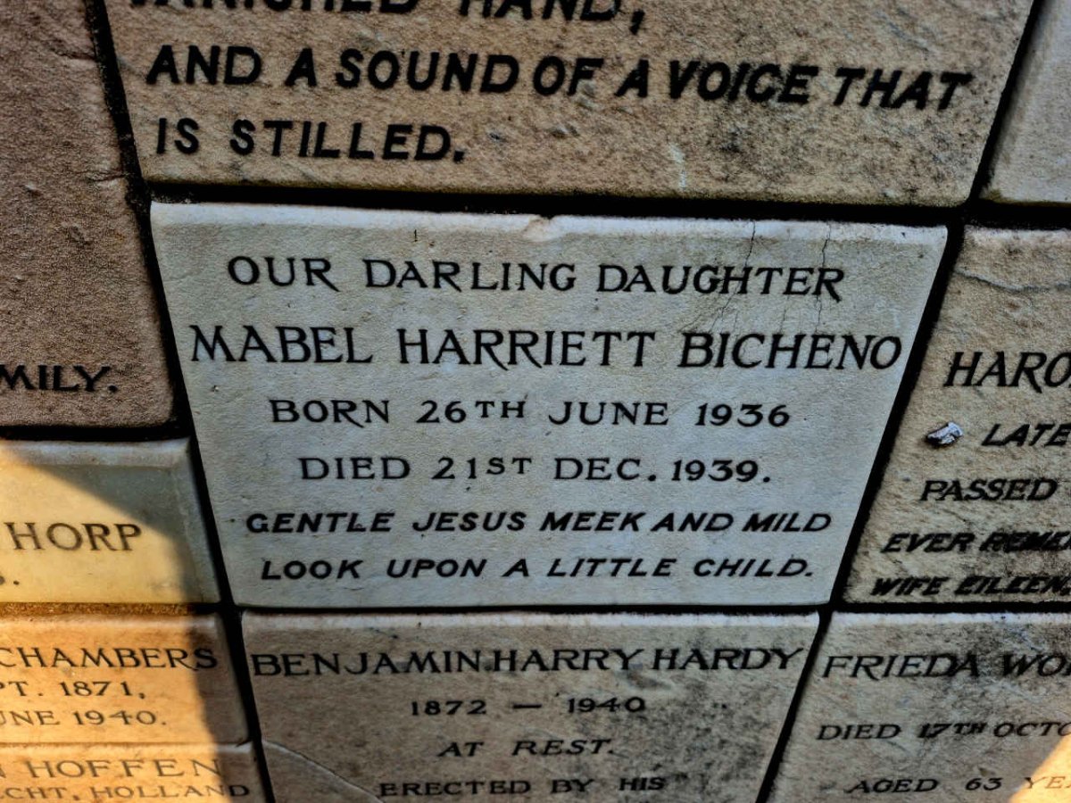 BICHENO Mabel Harriett 1936-1939