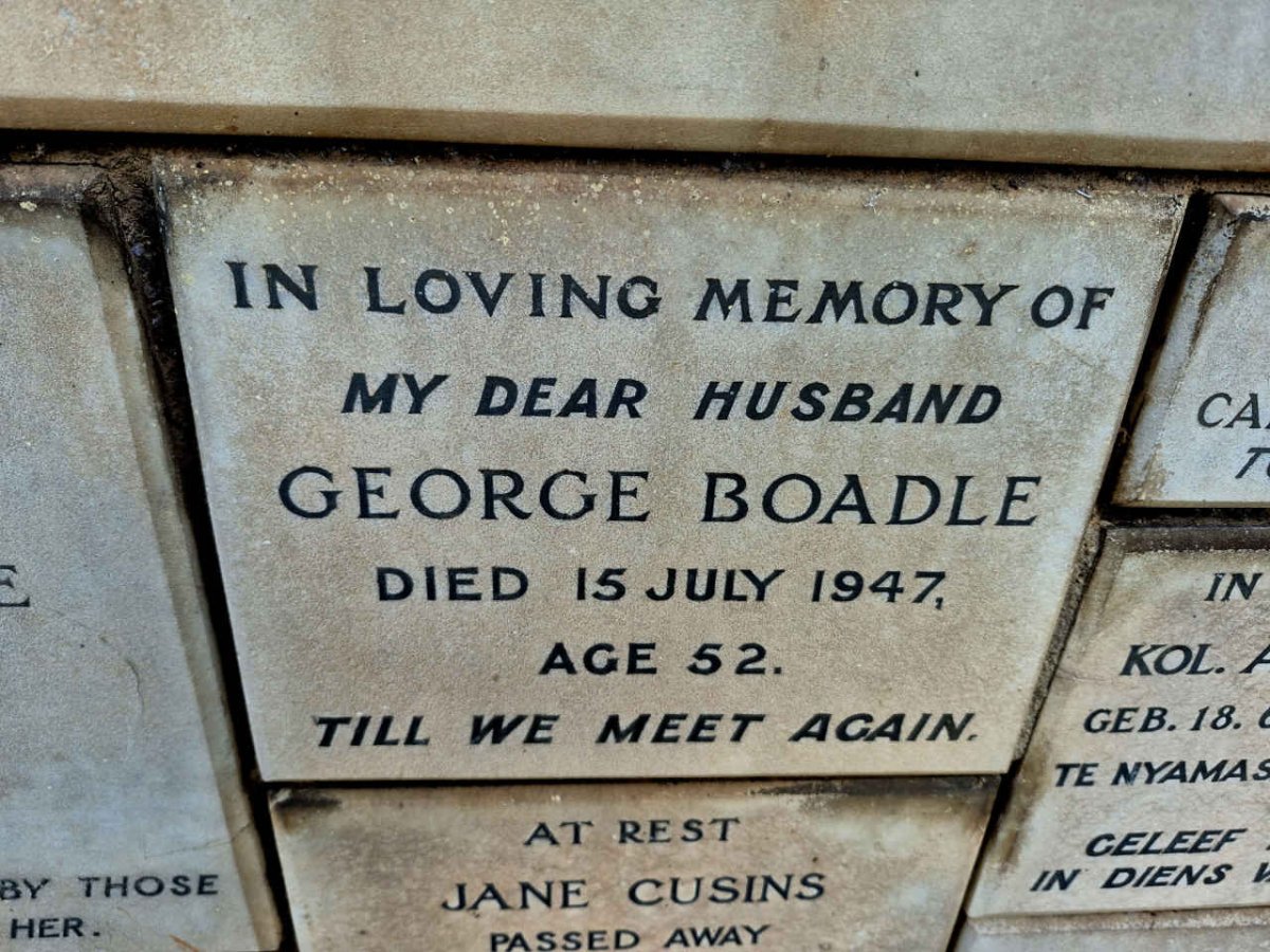 BOADLE George -1947