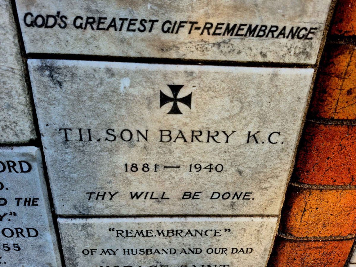 BARRY Tilson 1881-1940