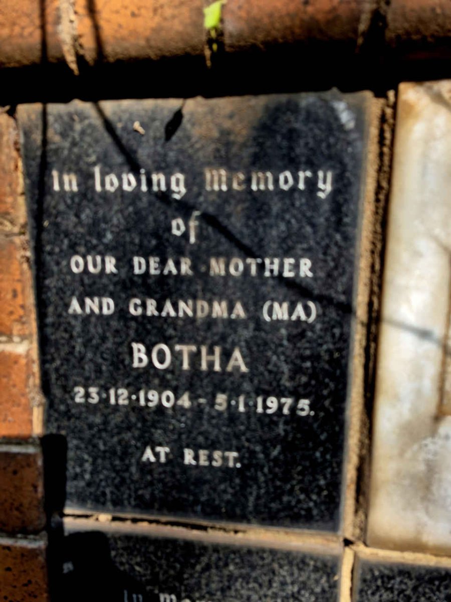 BOTHA 1904-1975