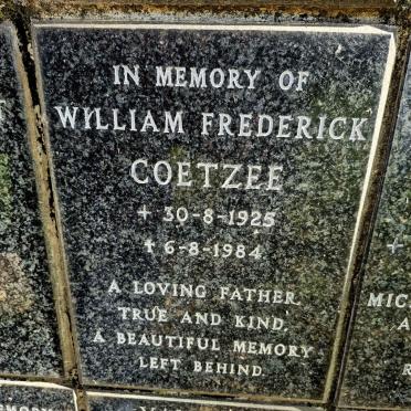 COETZEE William Frederick 1925-1984