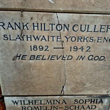 CULLERNE Frank Hilton 1892-1942