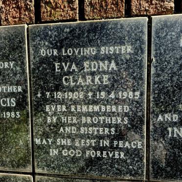 CLARKE Eva Edna 1902-1985