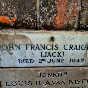 CRAIGHEAD John Francis -1942