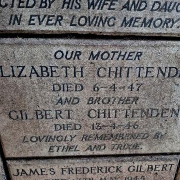 CHITTENDEN Elizabeth -1947 :: CHITTENDEN Gilbert -1946
