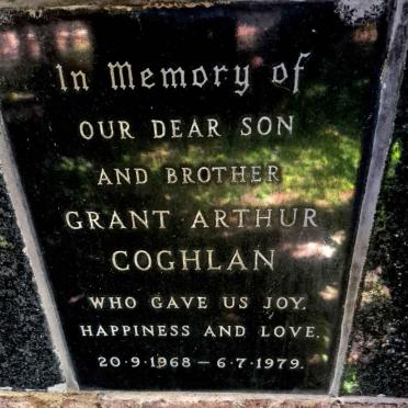 COGHLAN Grant Arthur 1968-1979