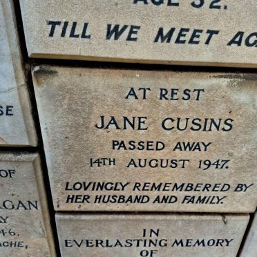 CUSINS Jane -1947