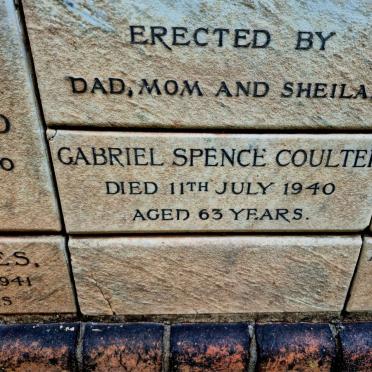 COULTER Gabriel Spence -1940