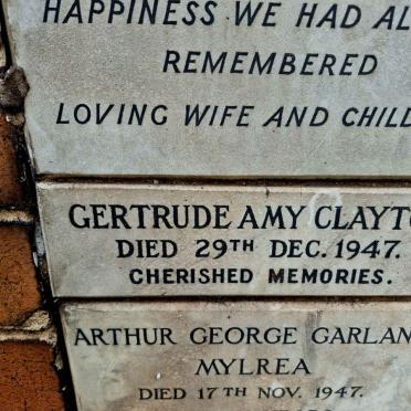 CLAYTON Gertrude Amy -1947