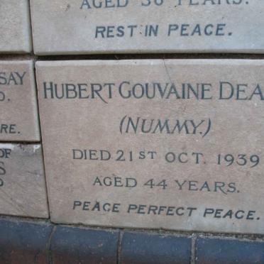 DEANE Hubert Gouvaine -1939