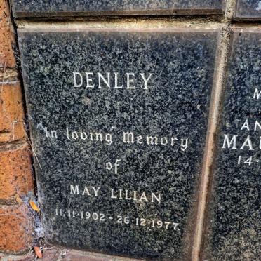 DENLEY May Lilian 1902-1977