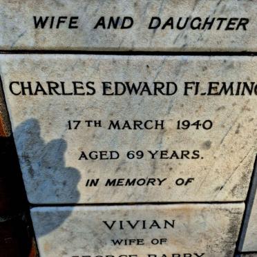 FLEMING Charles Edward -1940