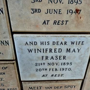 FRASER Winifred May 1895-1970
