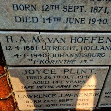 HOFFEN H.A.M., van 1881-1940