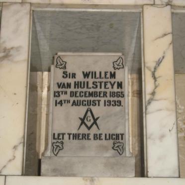 HULSTEYN Willem, van 1865-1939