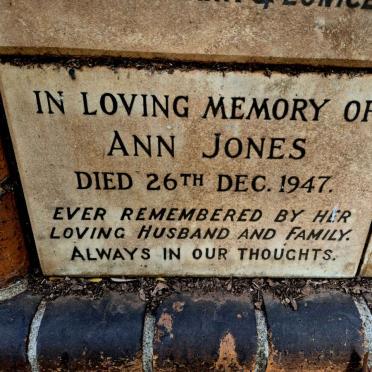JONES Ann -1947
