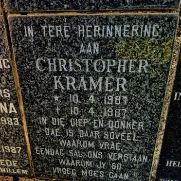 KRAMER Christopher 1987-1987