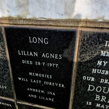 LONG Lilian Agnes -1977