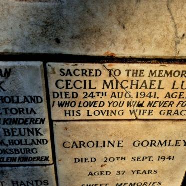 LUYT Cecil Michael -1941