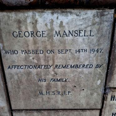 MANSELL George -1947