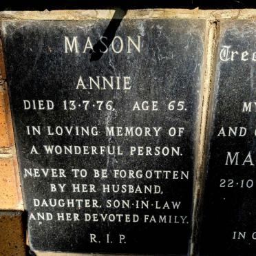 MASON Annie -1976