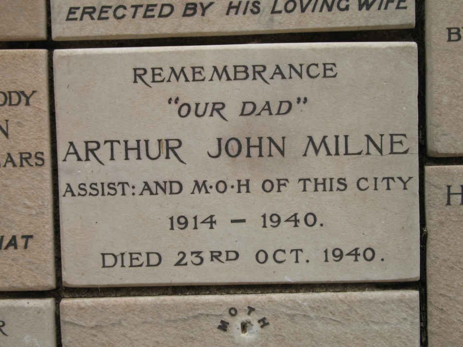 MILNE Arthur John 1914-1940