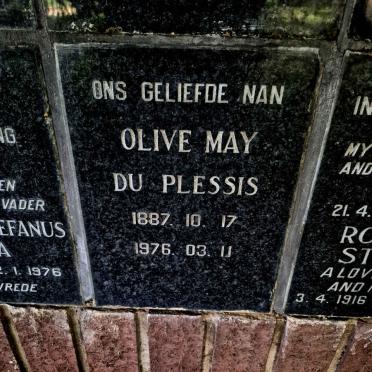PLESSIS Olive May, du 1887-1976