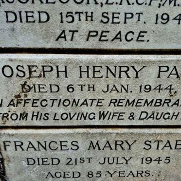 PAUL Joseph Henry -1944