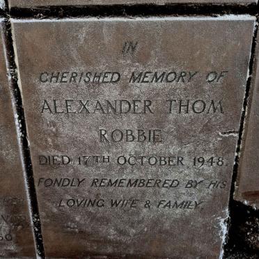 ROBBIE Alexander Thom -1948