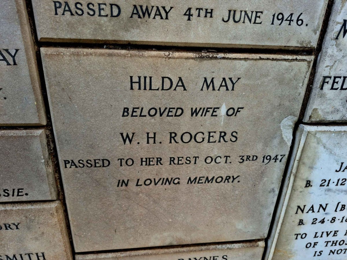 ROGERS Hilda May -1947