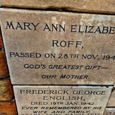 ROFF Mary Ann Elizabeth -1941