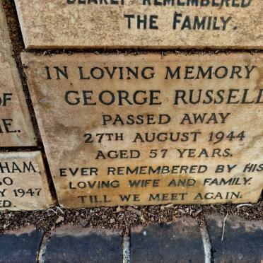 RUSSELL George -1944