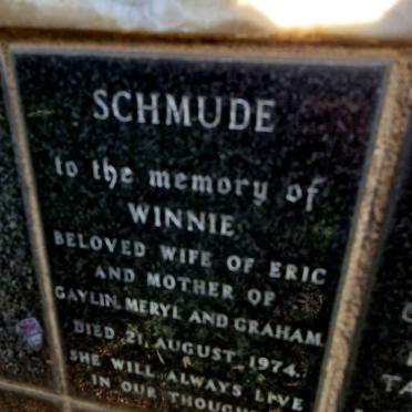 SCHMUDE Winnie -1974