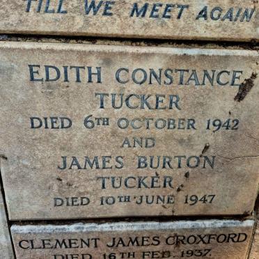 TUCKER James Burton -1947 & Edith Constance -1942
