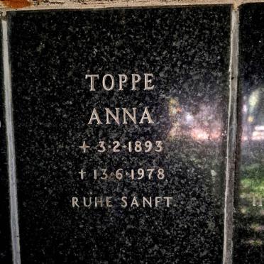 TOPPE Anna 1893-1978
