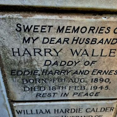 WALLER Harry 1890-1945