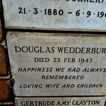 WEDDERBURN Douglas -1947