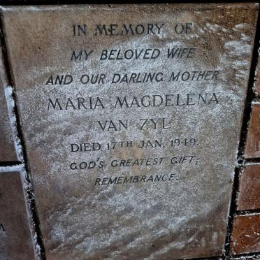 ZYL Maria Magdelena, van -1949