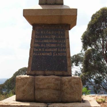 3. Plaque with list of names