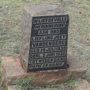 BERG Joey, van den 1929-1930