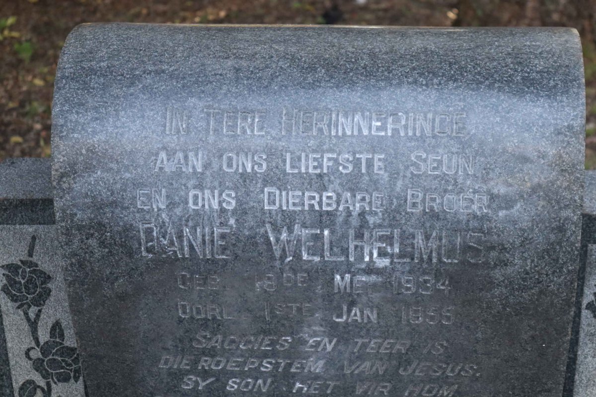 KLEYNHANS Daniel Wilhelmus 1934-1955