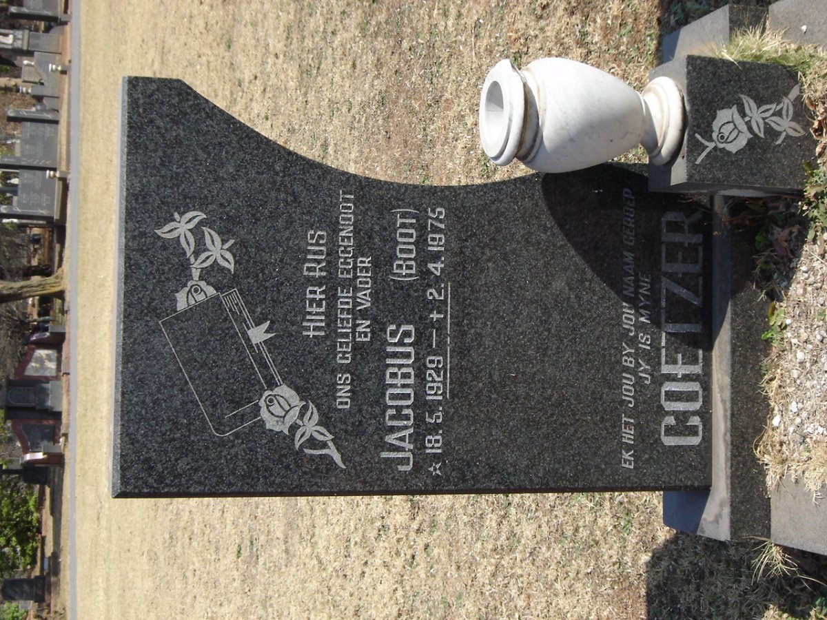 COETZER Jacobus 1929-1975