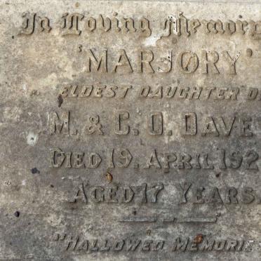 DAVEY Marjory -1929