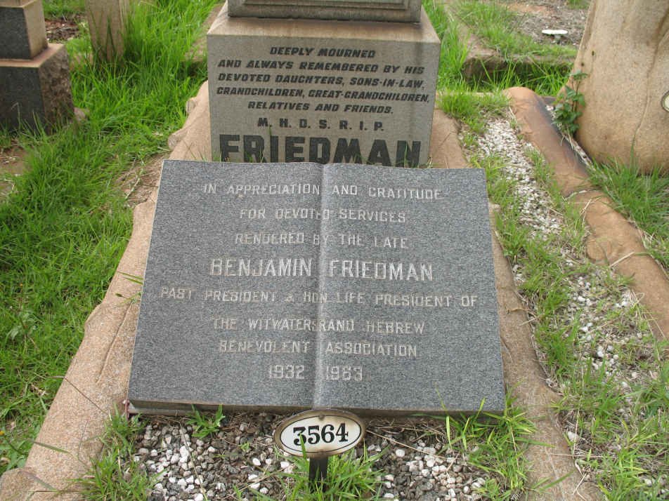 FRIEDMAN Benjamin -1953