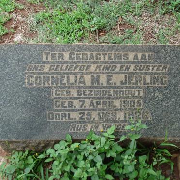 JERLING Cornelia M.E. geb BEZUIDENHOUT 1905-1926
