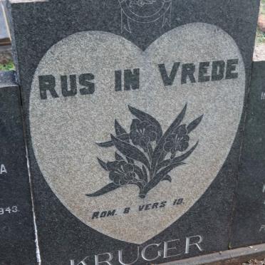 KRUGER Christoffel A. 1863-1940 &amp; Martiena R.J. VENTER 1875-1961