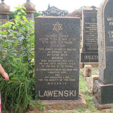 LAWENSKI Mania -1930